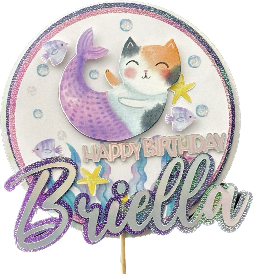 Customize Cake Topper